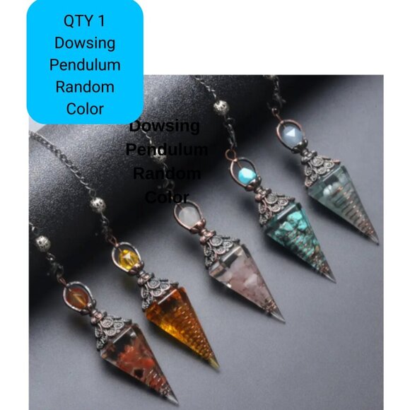 Dowsing Pendulum Quantity 1 Random Color NWT - Picture 1 of 2